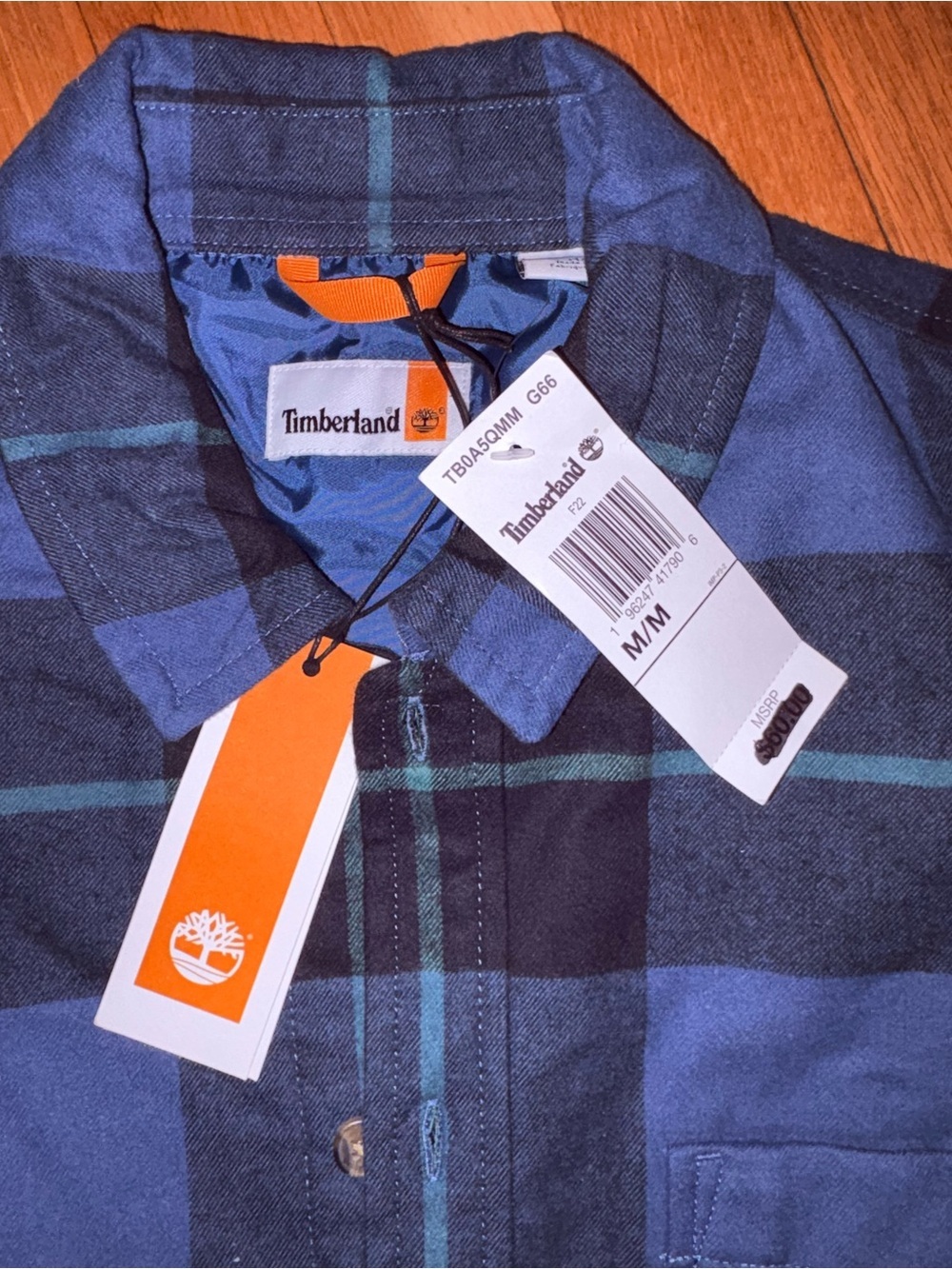 Timberland long-sleeve plaid flannel - Picture 3 of 13
